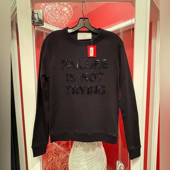 * NWT Authentic Drape & Bow Sweatshirt - Picture 3 of 6